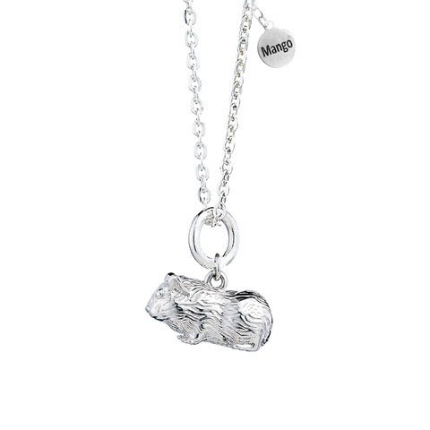 Guinea Pig Silver Necklace - Personalised - MYLEE London