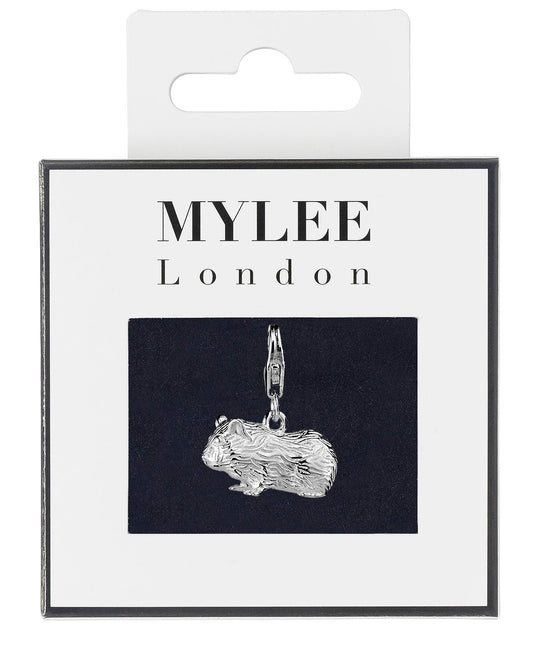 Guinea Pig Silver Plated Charm - MYLEE London