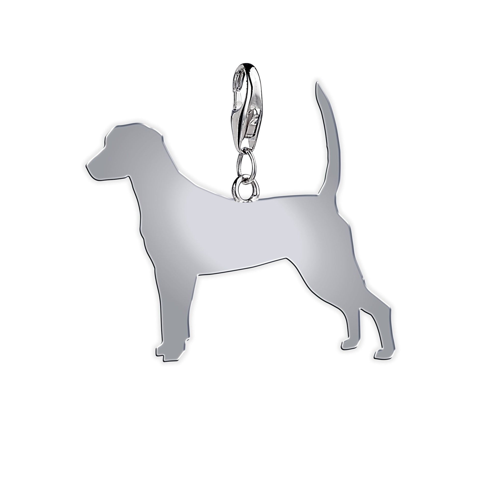 Harrier Silhouette Silver Charm - MYLEE London