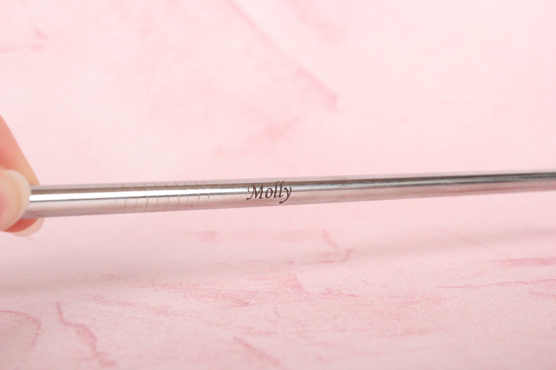 Heart Shaped Cocktail Glass with Free Personalised Straw - MYLEE London