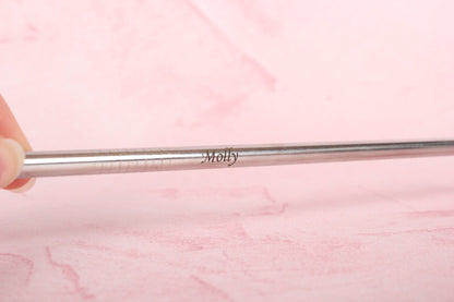 Heart Shaped Cocktail Glass with Free Personalised Straw - MYLEE London