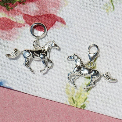 Horse sterling silver charm