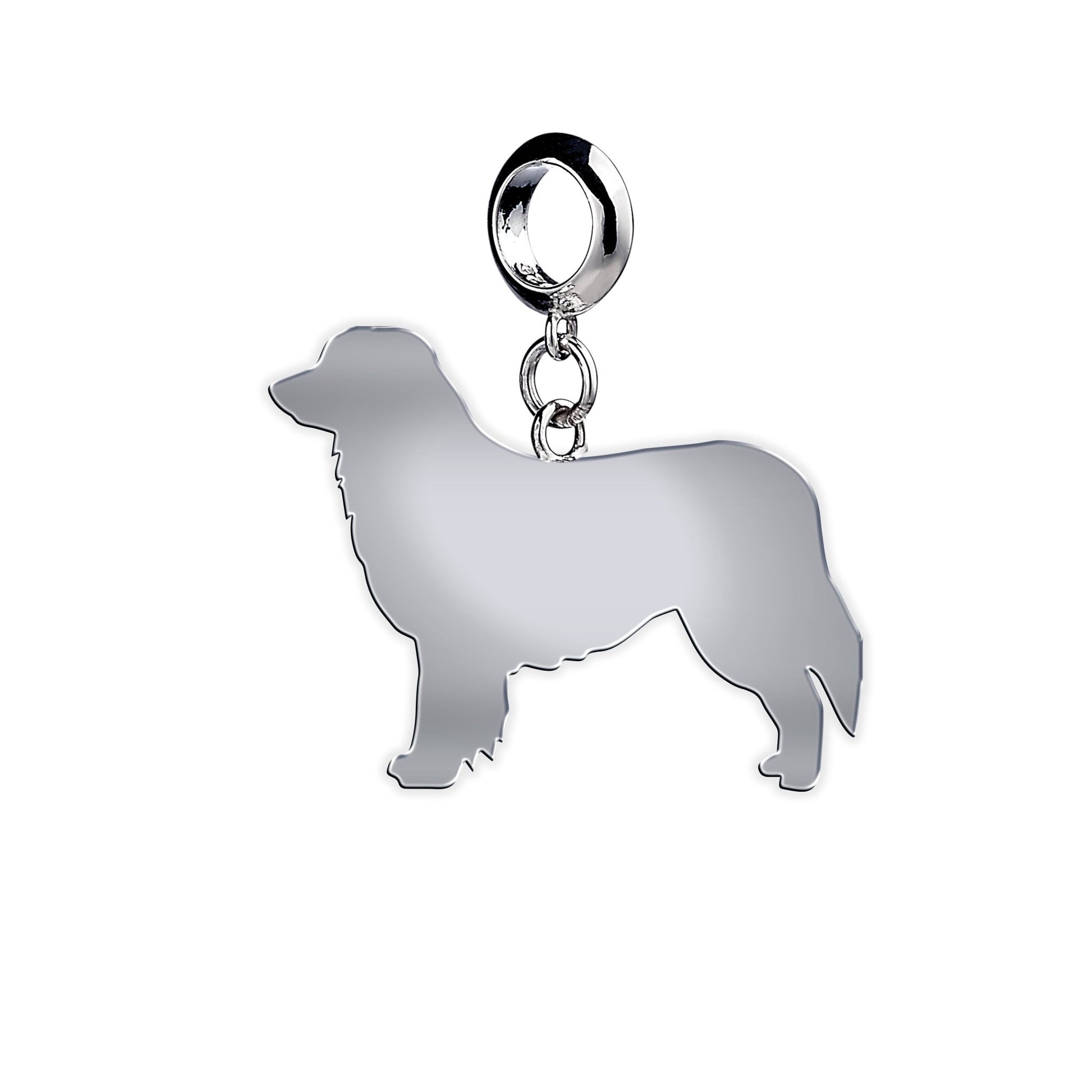 Hovawart Silhouette Silver Charm - MYLEE London