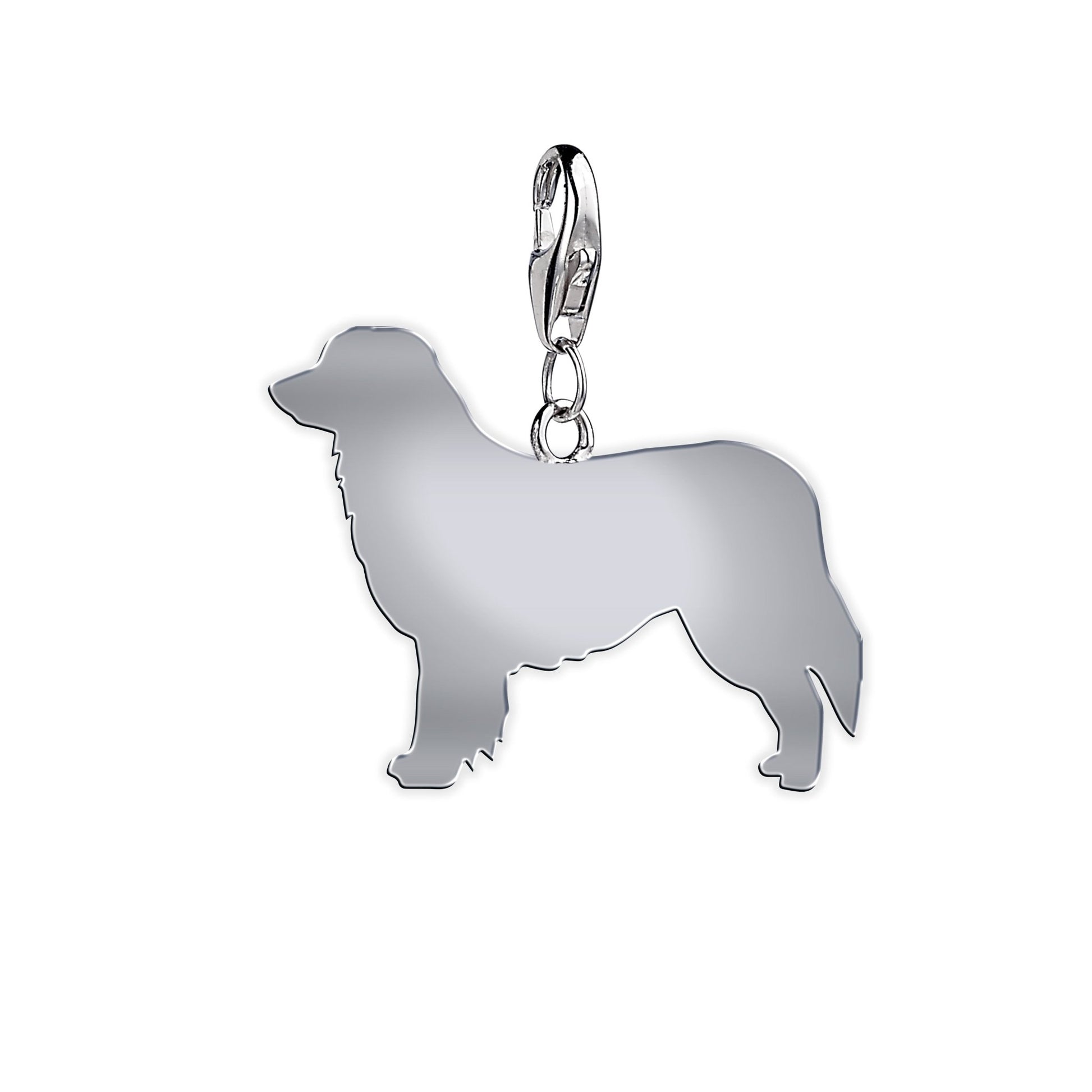 Hovawart Silhouette Silver Charm - MYLEE London