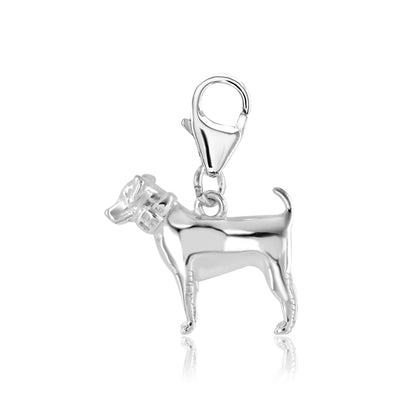 Jack Russell Silver Charm - MYLEE London