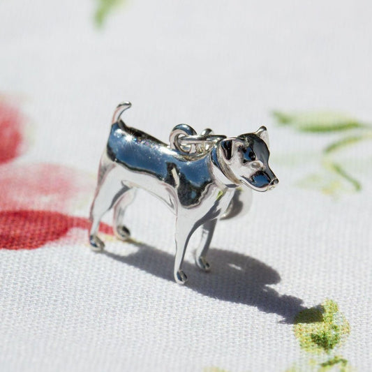 Jack Russell Silver Charm - MYLEE London