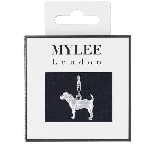 Jack Russell Silver Plated Charm - MYLEE London