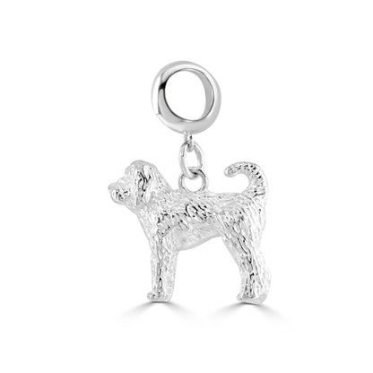 Labradoodle Silver Charm - MYLEE London
