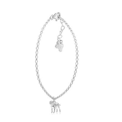 Labrador Dainty Chain Bracelet - Personalised - Sterling Silver - MYLEE London