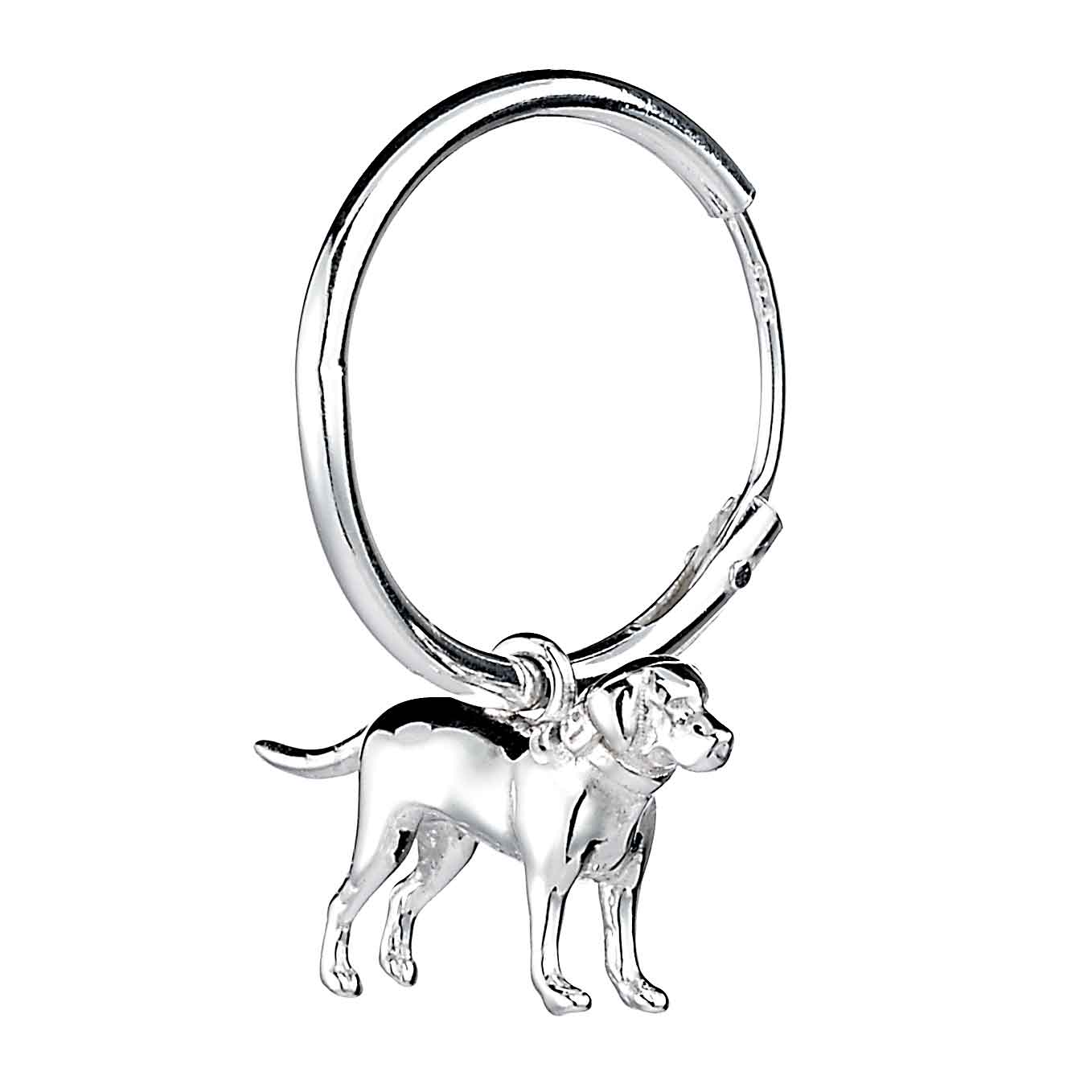 Labrador Silver Earrings - MYLEE London