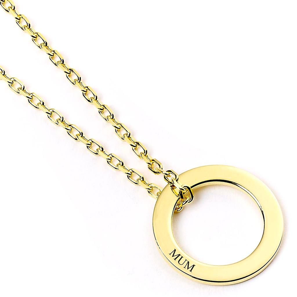 Mother's Day Gold Personalised Ring Necklace - MYLEE London