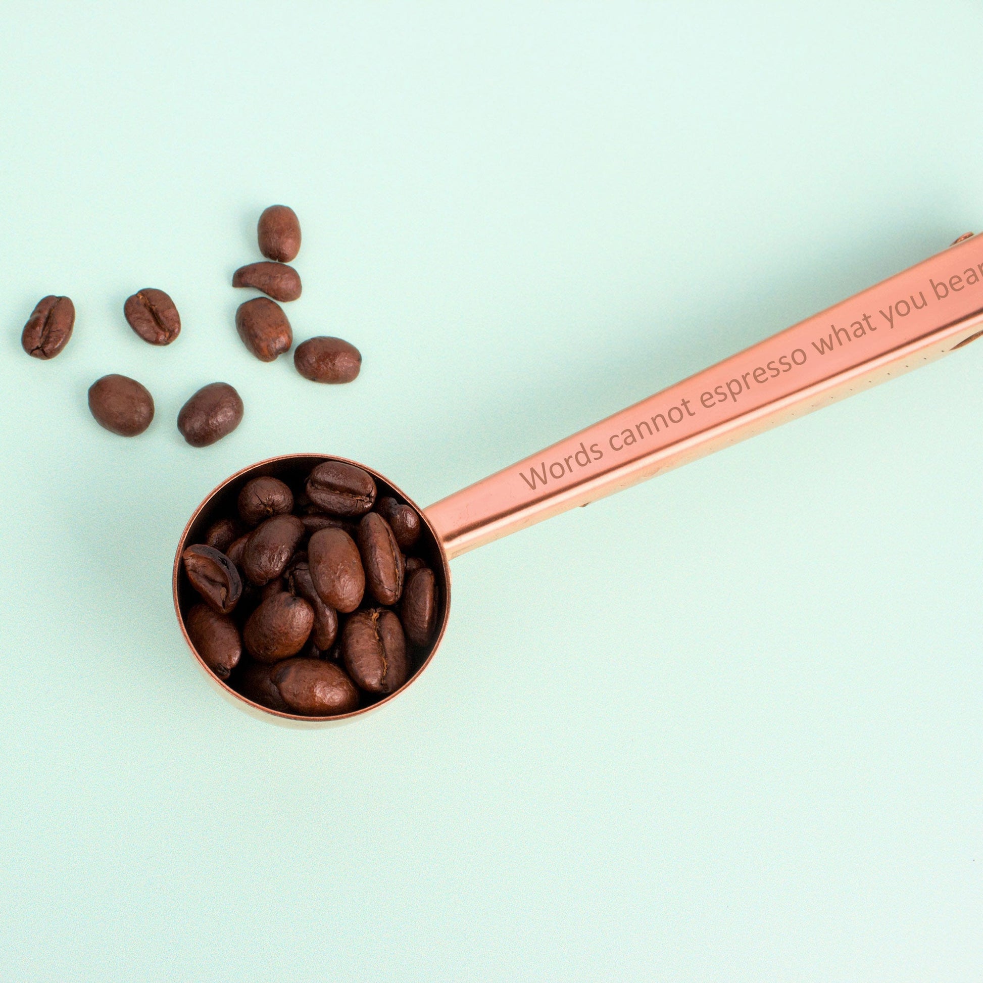 Mother's Day Personalised Coffee Spoon and Bag Clip - MYLEE London