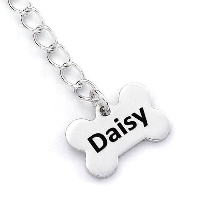 French Bulldog Silver Necklace - Personalised