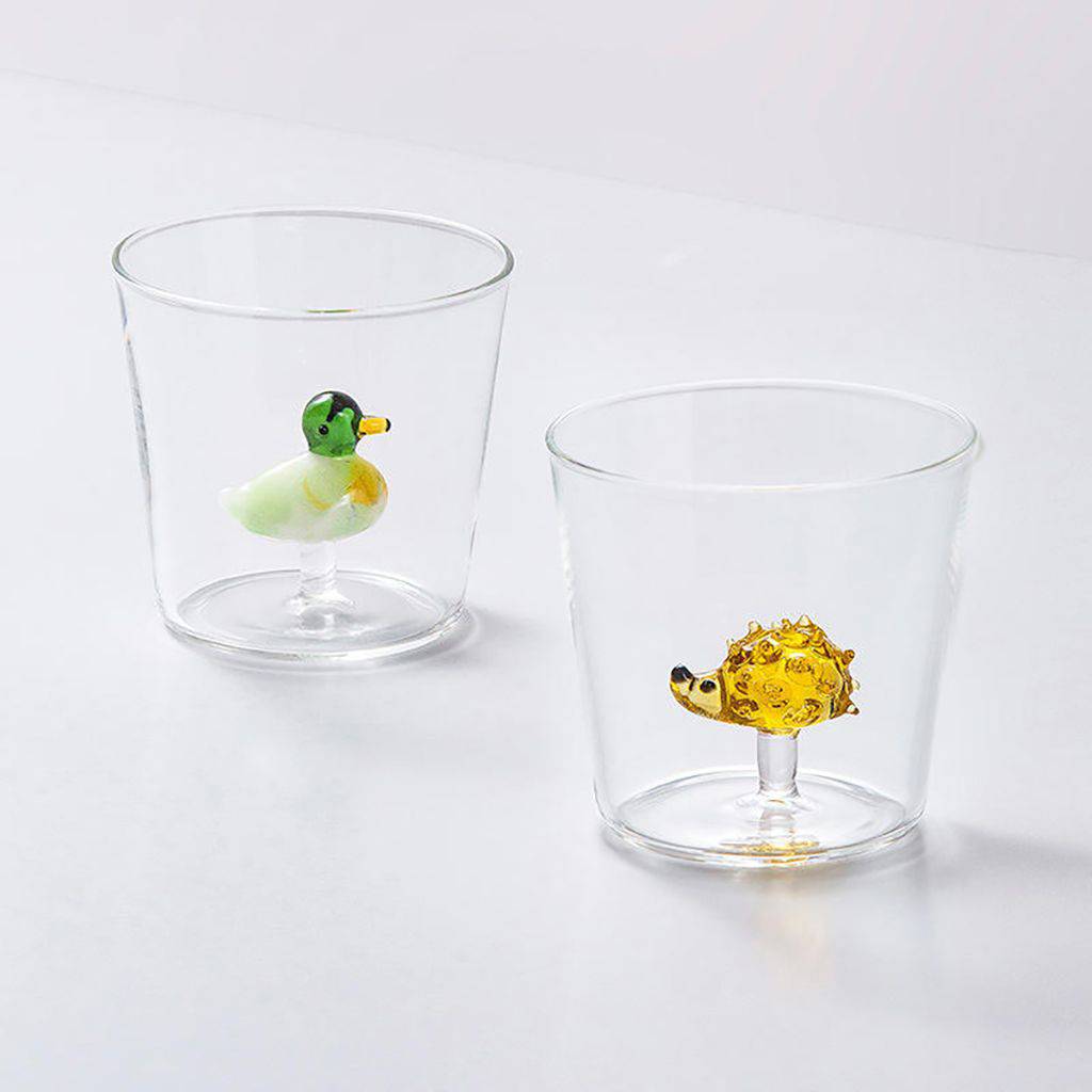 Cute 3D Animal Drinking Glass