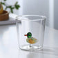 Cute 3D Animal Drinking Glass