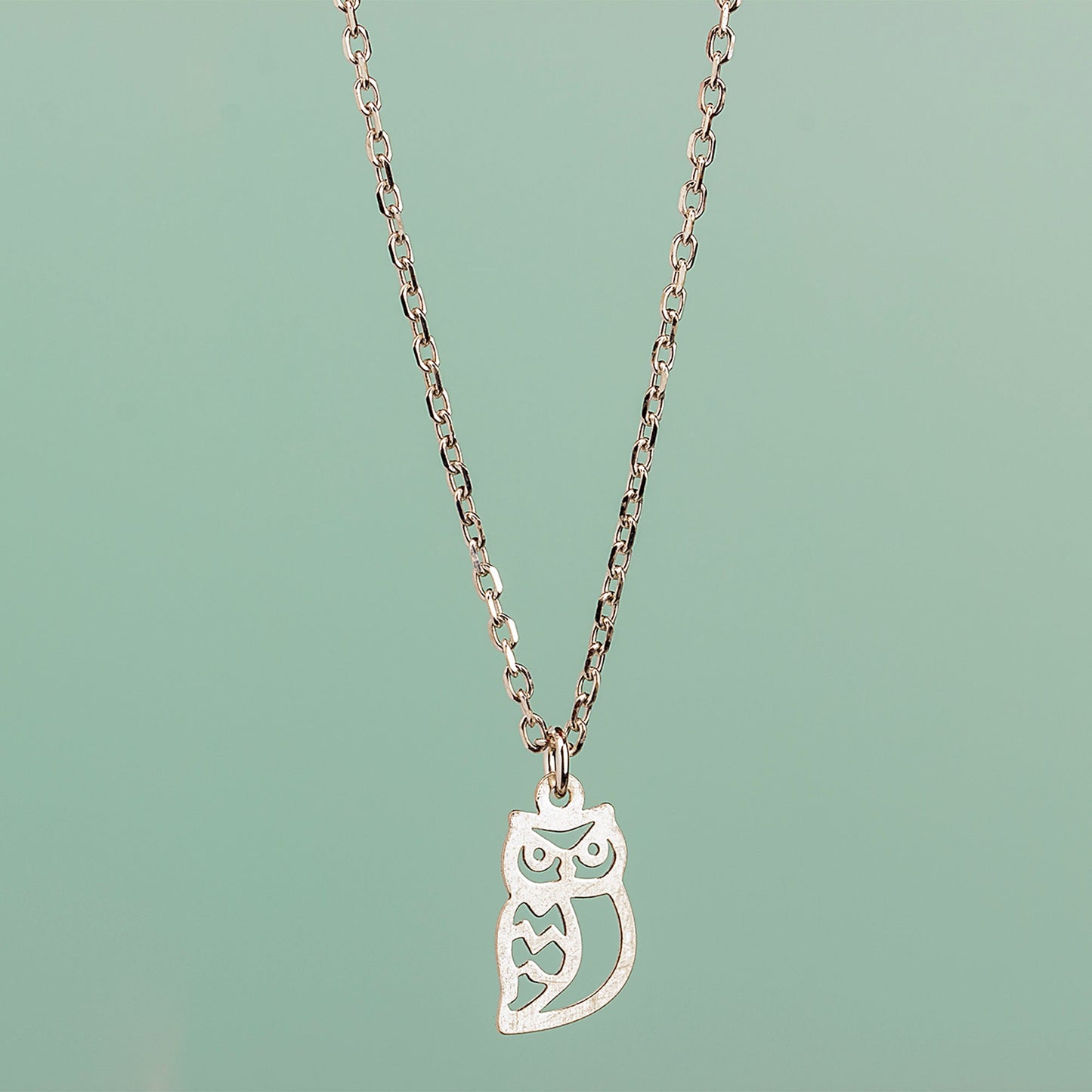 Owl Necklace - Sterling Silver - MYLEE London