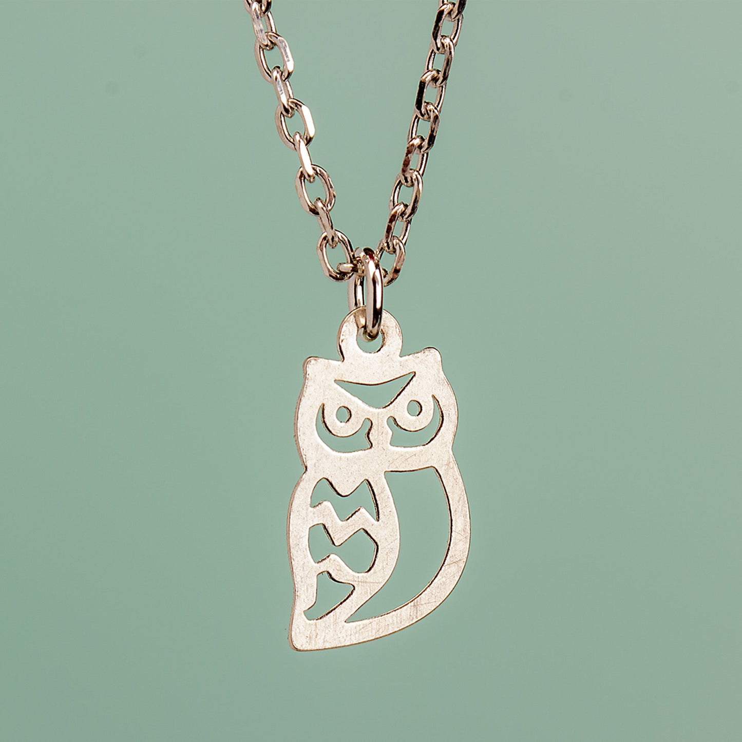 Owl Necklace - Sterling Silver - MYLEE London