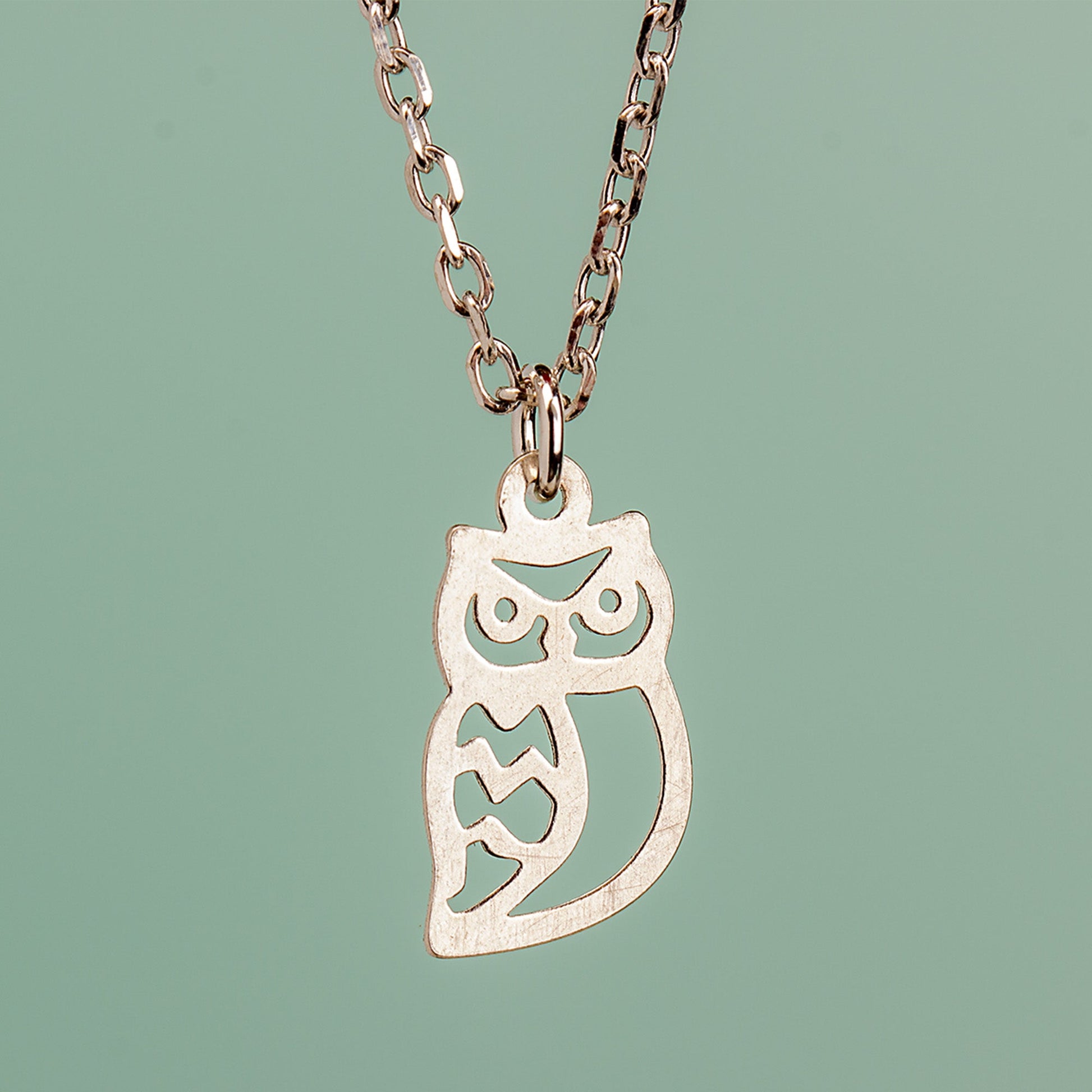 Owl Necklace - Sterling Silver - MYLEE London