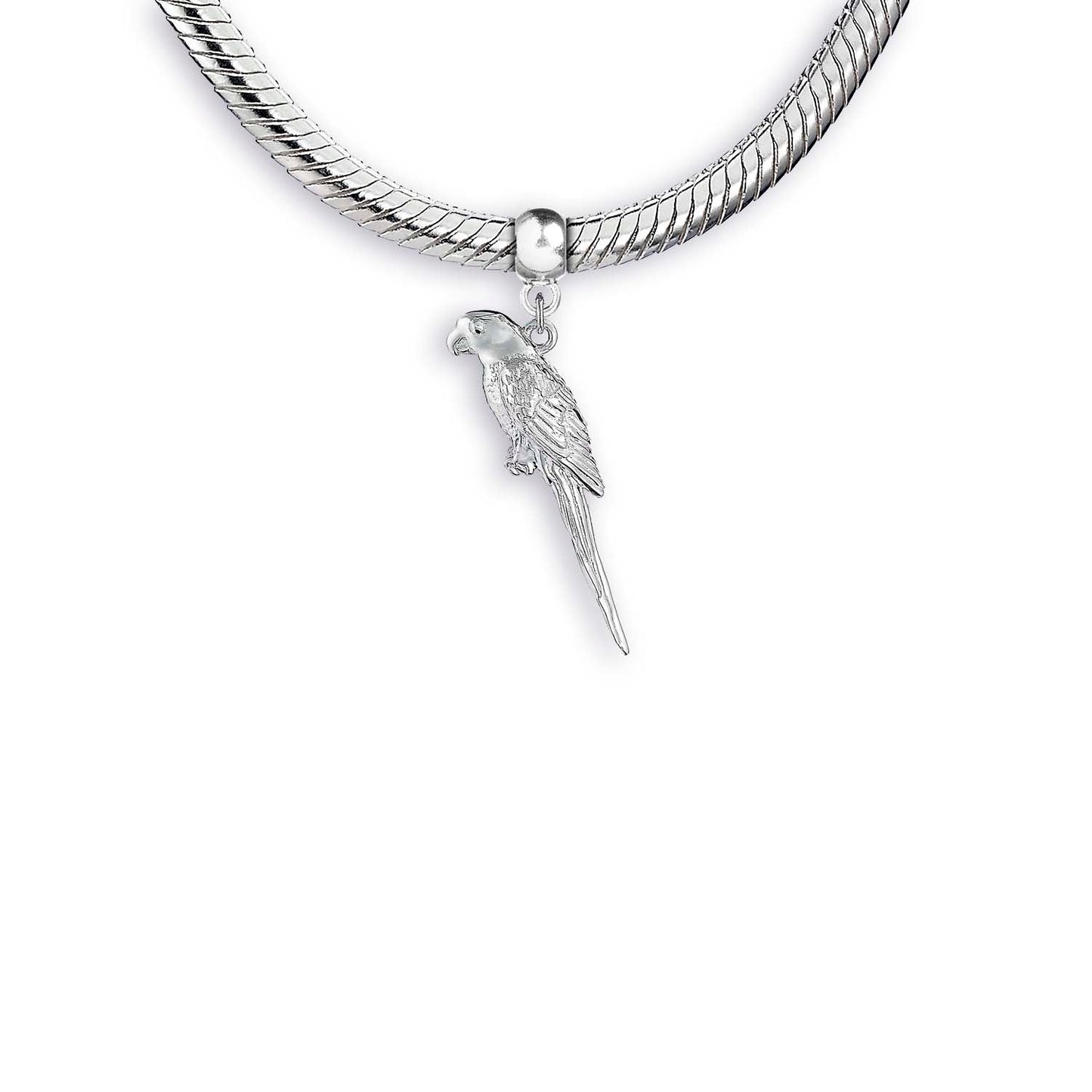 Parrot Silver Charm - MYLEE London