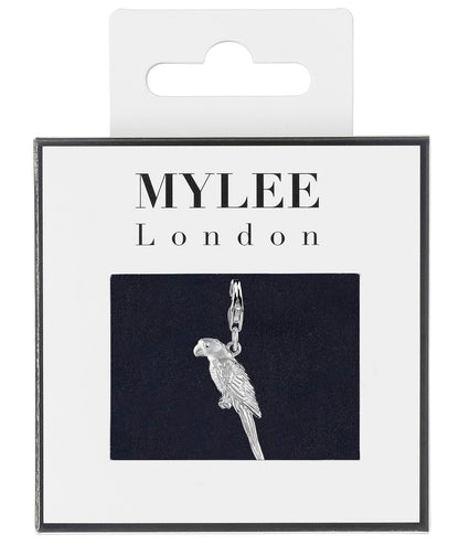 Parrot Silver Plated Charm - MYLEE London