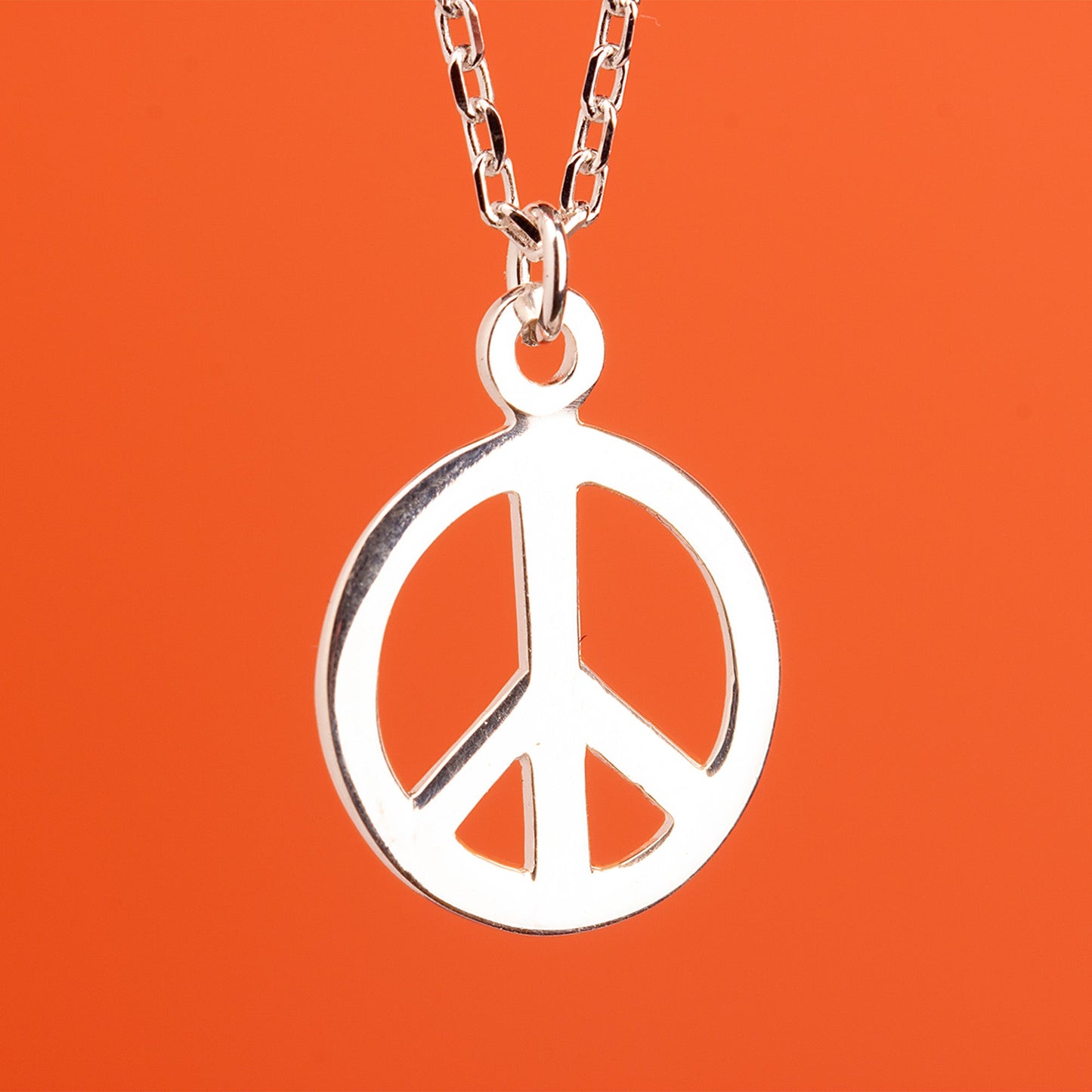 Peace Necklace - Sterling Silver - MYLEE London