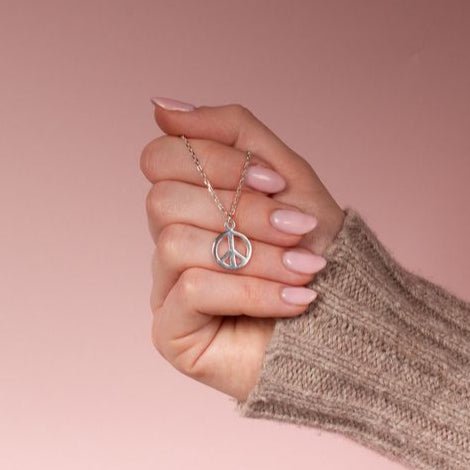 Peace Necklace - Sterling Silver - MYLEE London
