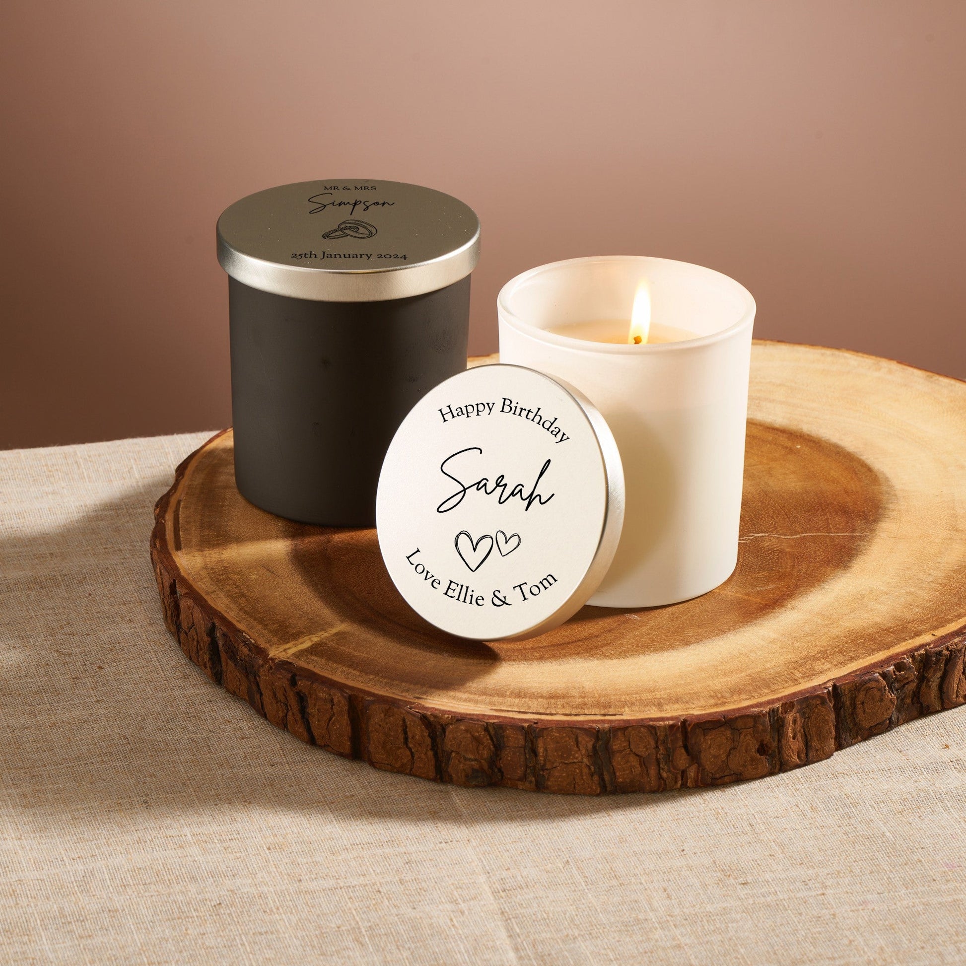 Personalised Candle - Jasmine Scented - MYLEE London