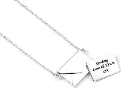 Personalised Envelope & Letter Silver Necklace - MYLEE London