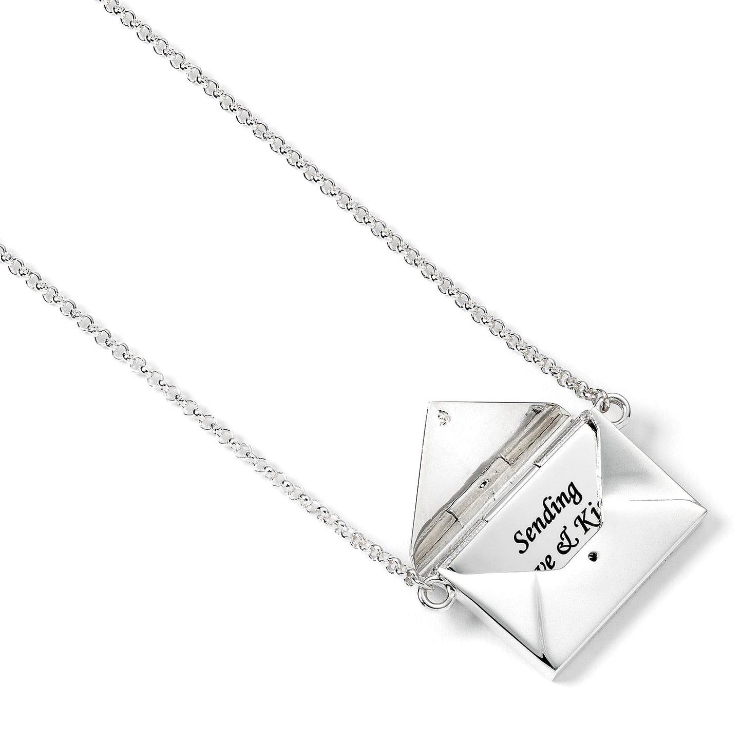 Personalised Envelope & Letter Silver Necklace - MYLEE London