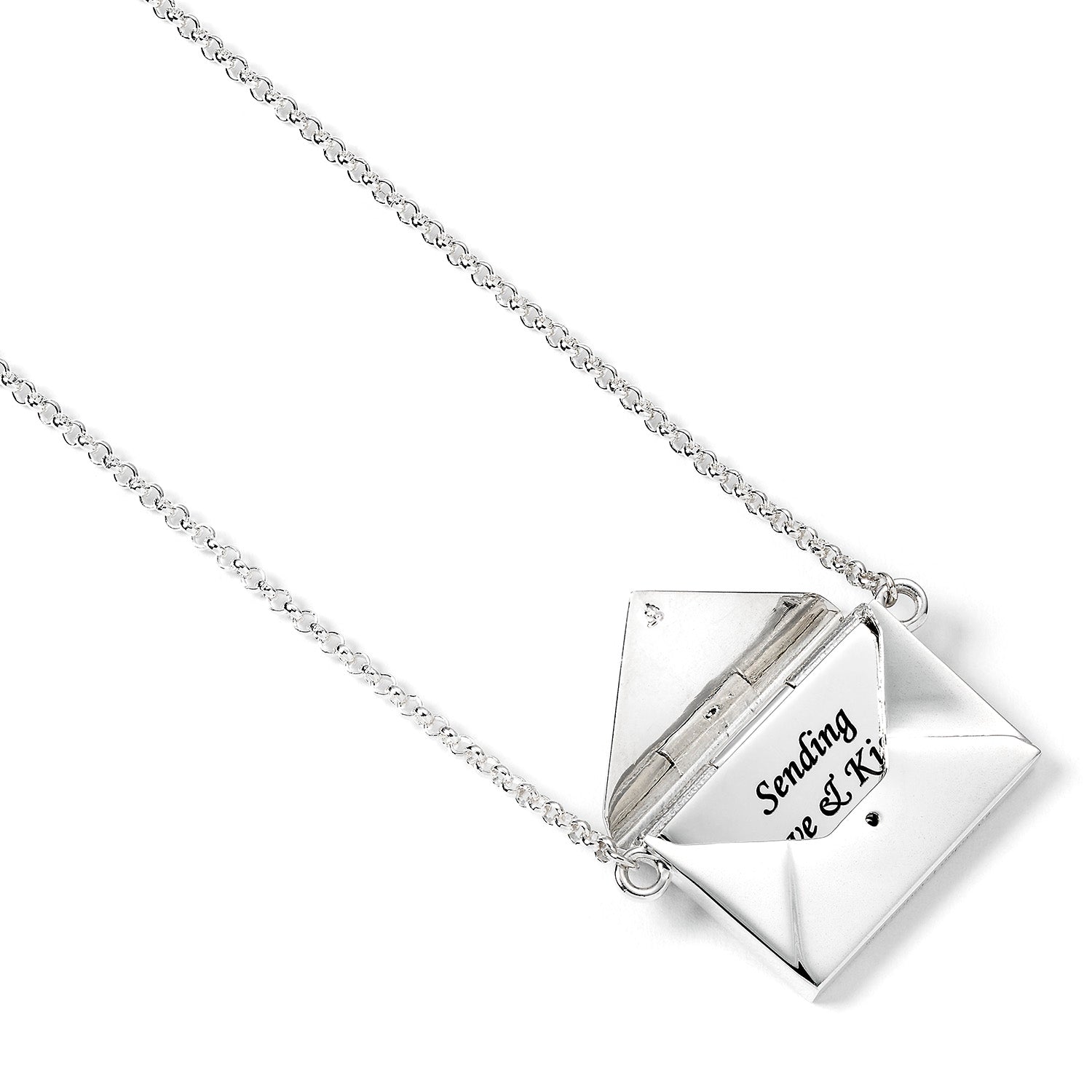 Personalised Envelope & Letter Silver Necklace - MYLEE London