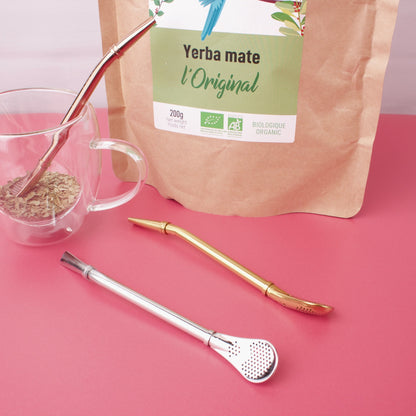 Personalised Filtered Yerba Mate Bombilla Straw - MYLEE London