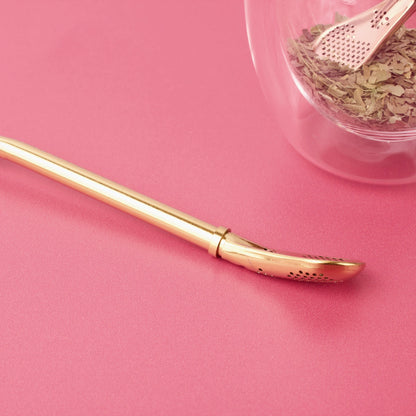 Personalised Filtered Yerba Mate Bombilla Straw - MYLEE London