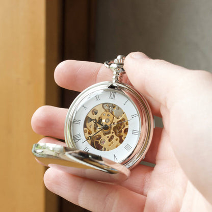 Personalised Mechanical Pocket Watch - MYLEE London