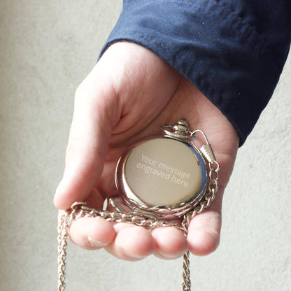 Personalised Mechanical Pocket Watch - MYLEE London