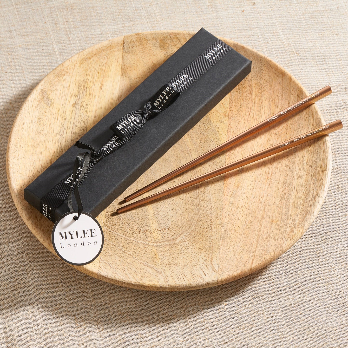 Personalised Metal Chopsticks - MYLEE London