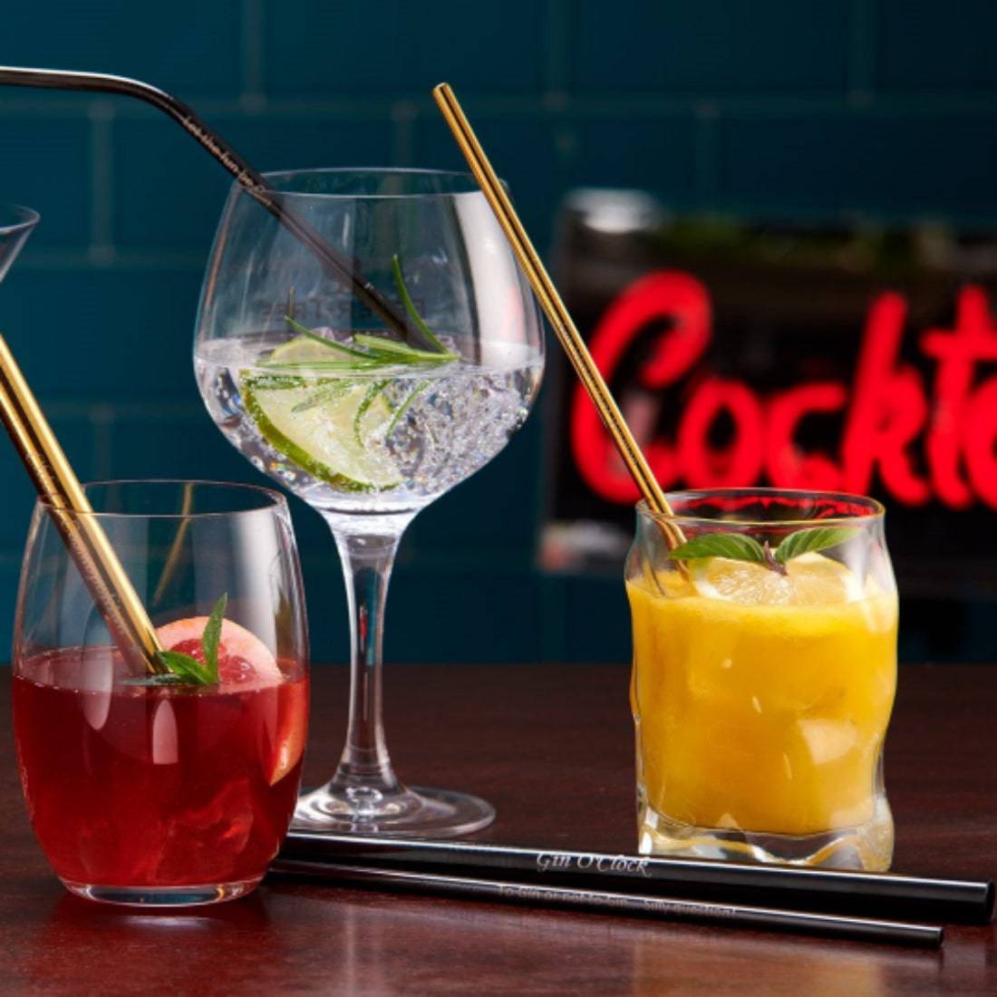 Personalised Metal Straws - MYLEE London