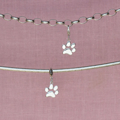 Paw Print sterling silver jewellery