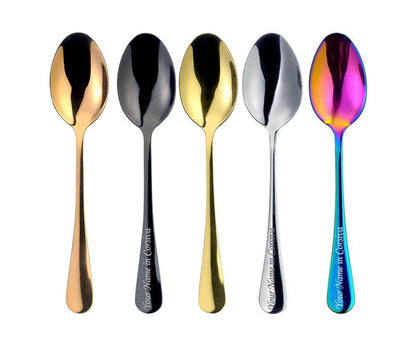 Personalised Stainless Dessert Spoon - MYLEE London