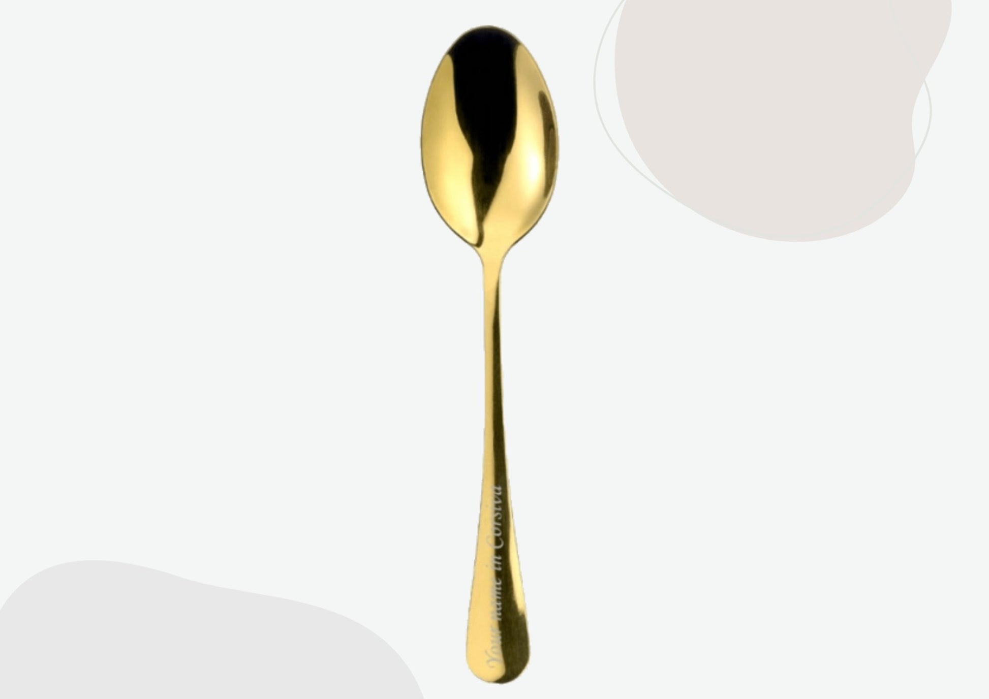 Personalised Stainless Steel Teaspoon - MYLEE London