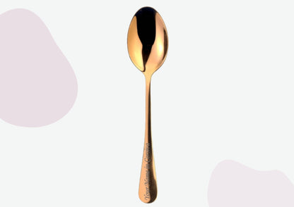 Personalised Stainless Steel Teaspoon - MYLEE London