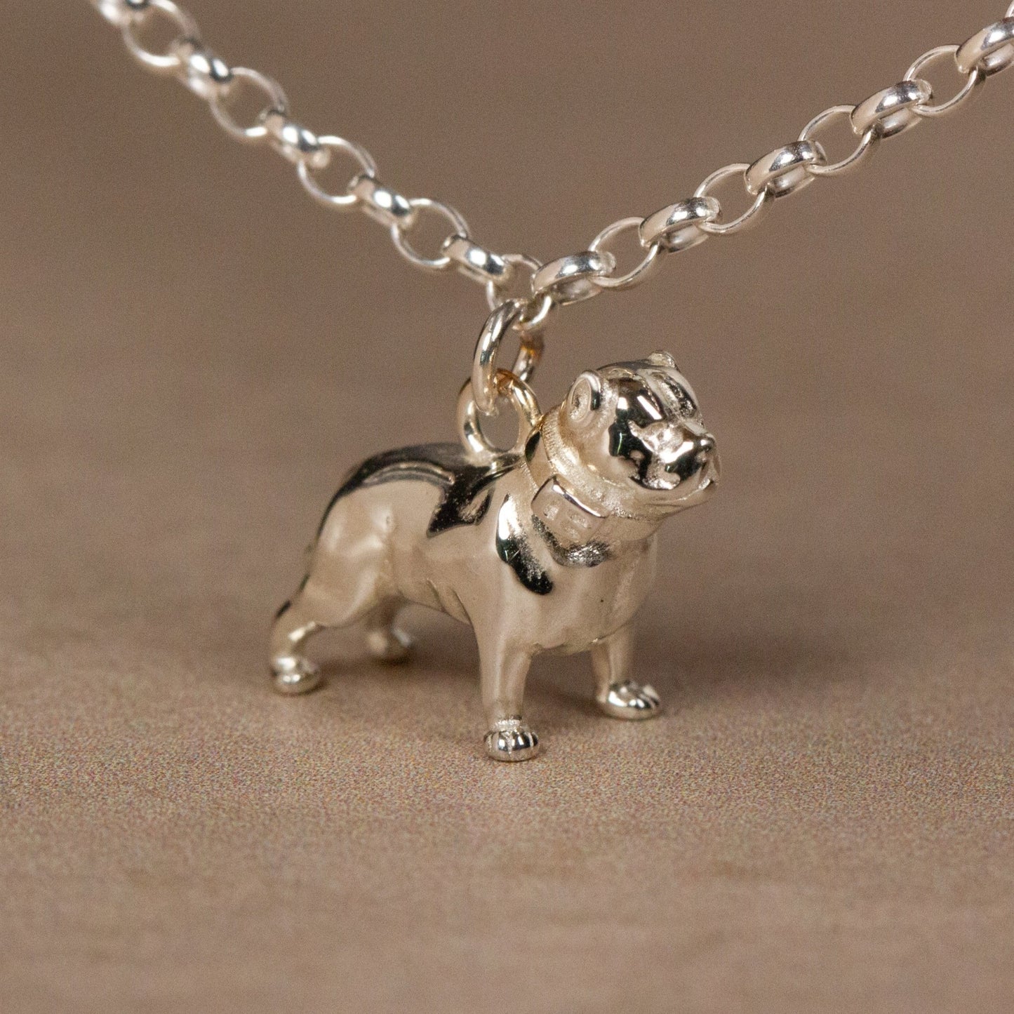Pitbull Chain Bracelet - Personalised - Sterling Silver - MYLEE London