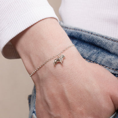 Pitbull Chain Bracelet - Personalised - Sterling Silver - MYLEE London