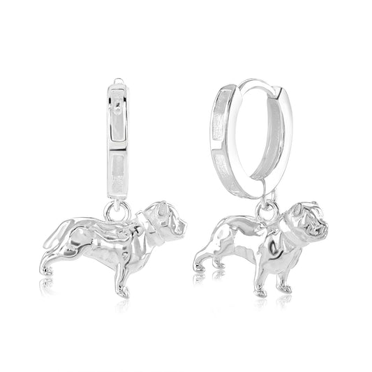 Pitbull Silver Earrings - MYLEE London