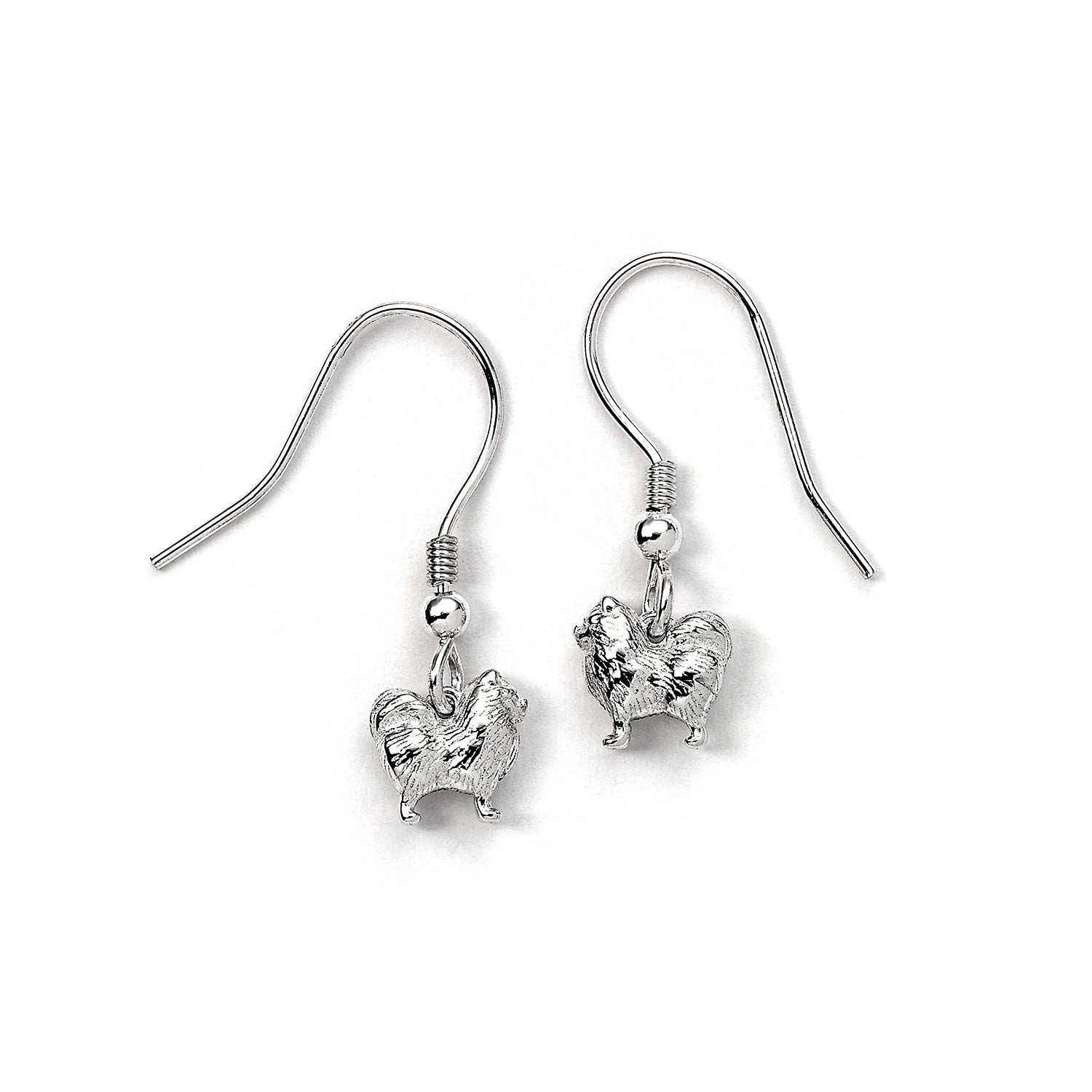 Pomeranian Silver Earrings - MYLEE London