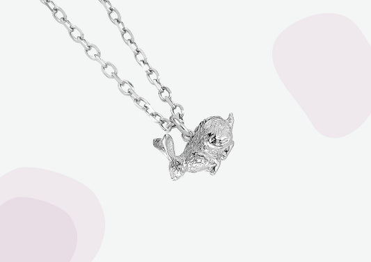 Rabbit Silver Necklace - Personalised - MYLEE London