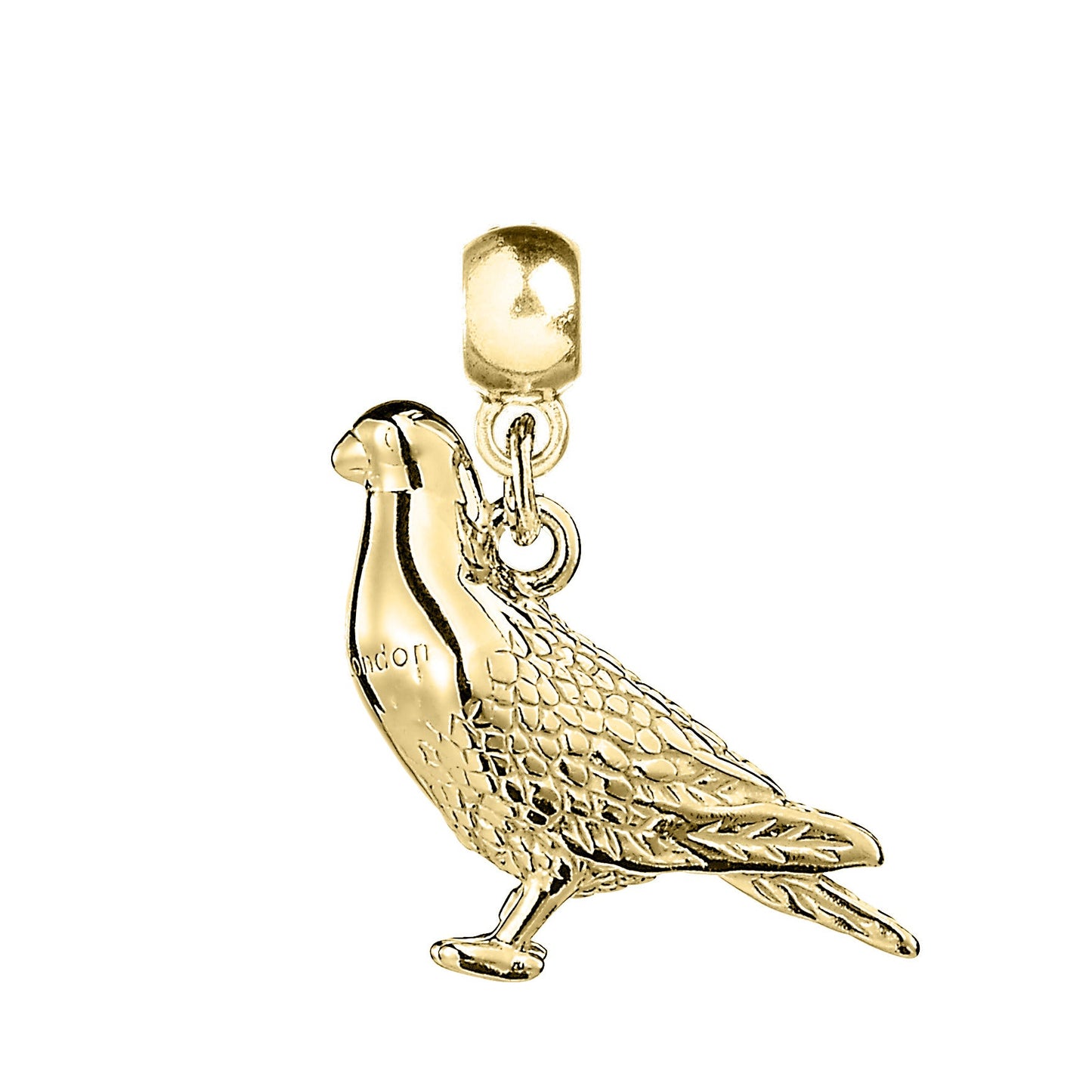 Racing Pigeon Gold Charm - MYLEE London