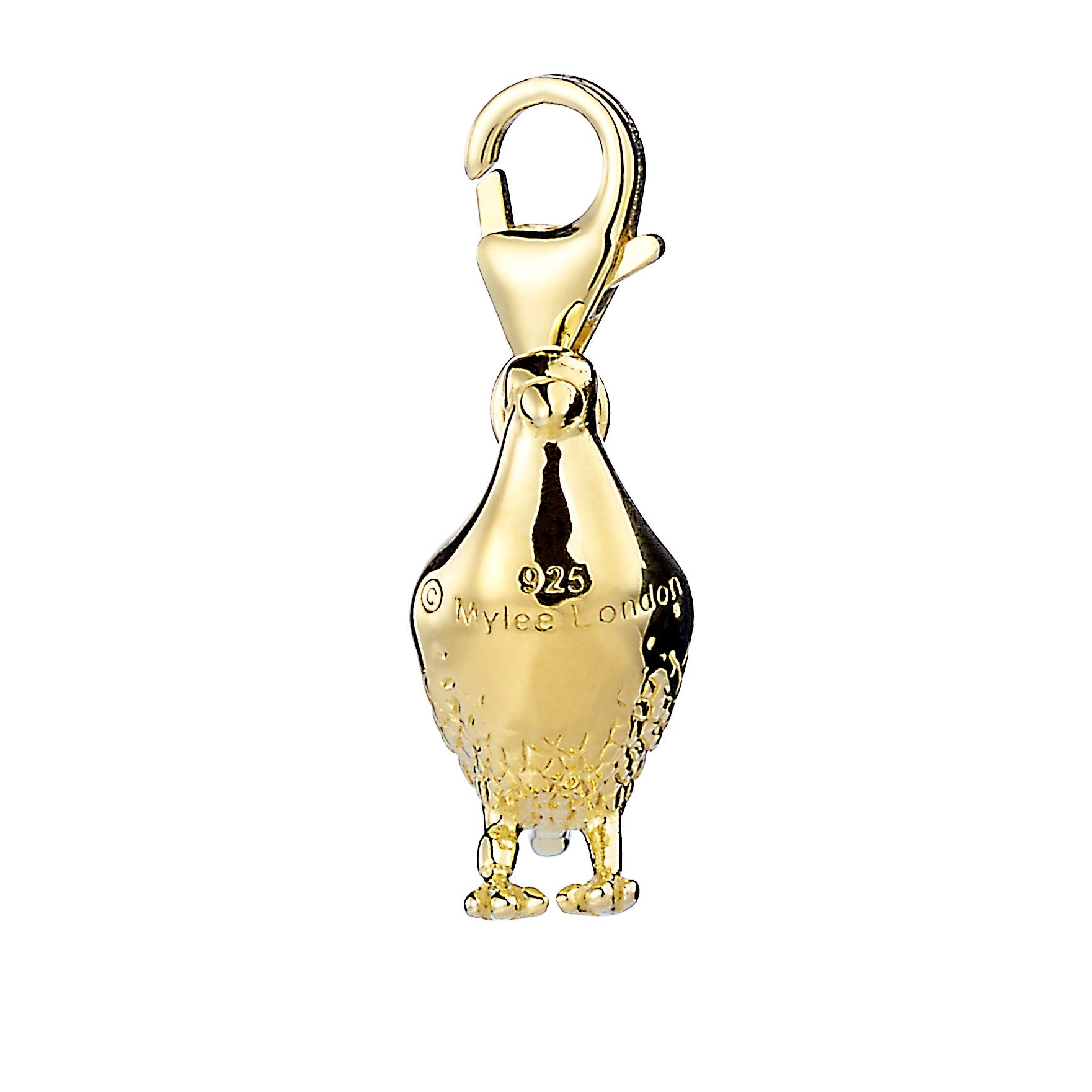 Racing Pigeon Gold Charm - MYLEE London