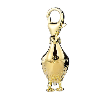 Racing Pigeon Gold Charm - MYLEE London