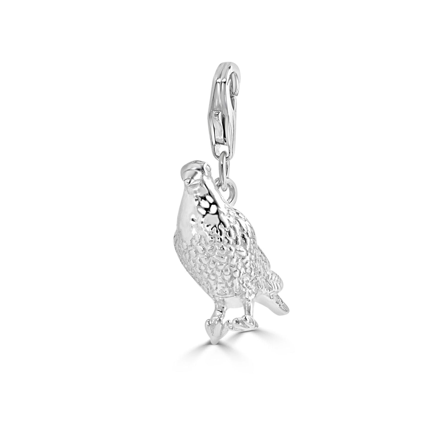 Racing Pigeon Silver Charm - MYLEE London