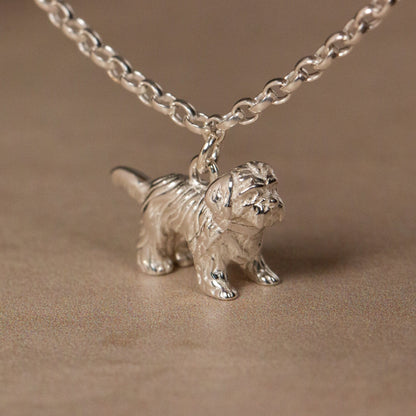 Shih Tzu Chain Bracelet - Personalised - Sterling Silver - MYLEE London